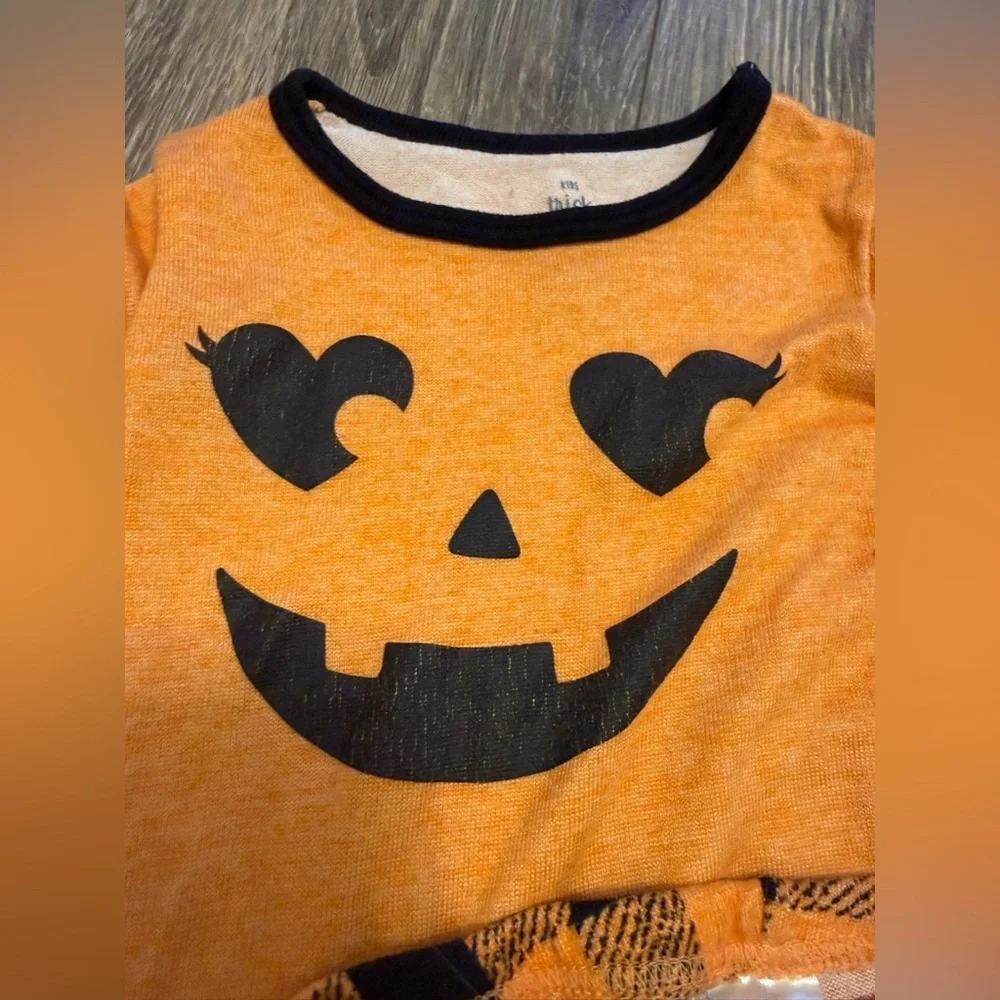 Baby Girl Halloween Pajama Set And Embroidered Boo T Shirt 18 Months